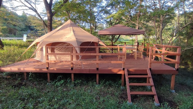 ランタンガーデン那須高原グランピングサイト - ①小川のせせらぎ