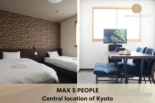 Hotel Amaranth Kyoto Gojo - 2LDK property 7 minutes walk from B