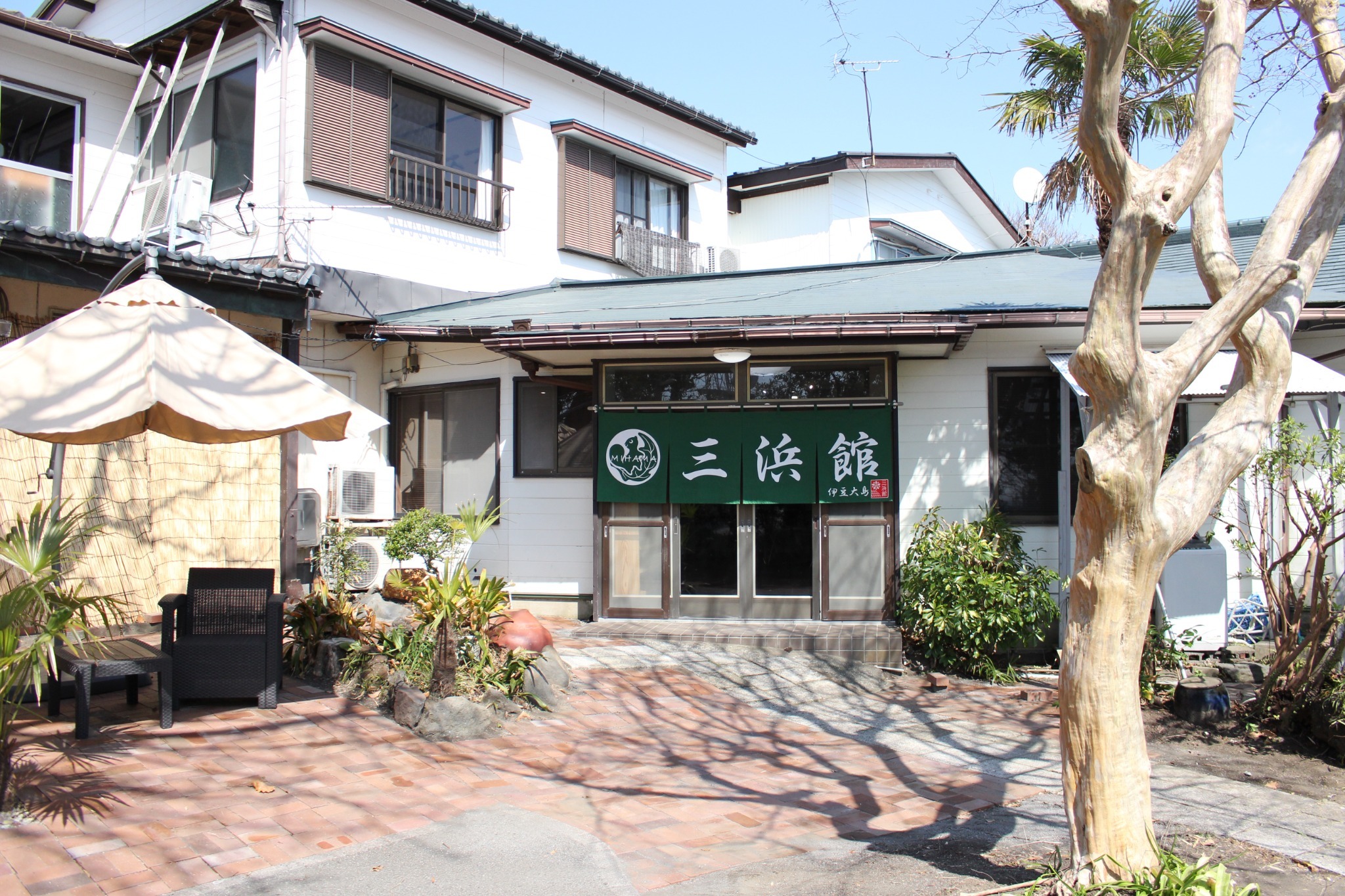 三浜館　伊豆大島【禁煙】５人部屋【素泊まり・個室】伊豆大島で豊かな自然を満喫！