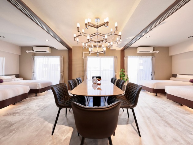 道頓堀クリスタルホテルⅢ - 【禁煙】スタンダードスイート【最大8名