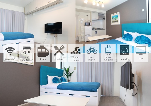 部屋 江ノ島ゲストハウス134 - 【アパートメント】Southern Court 134